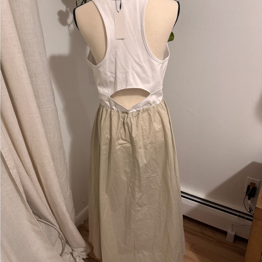 Two tone Keyhole Racerback Dress - Picture 4 of 5